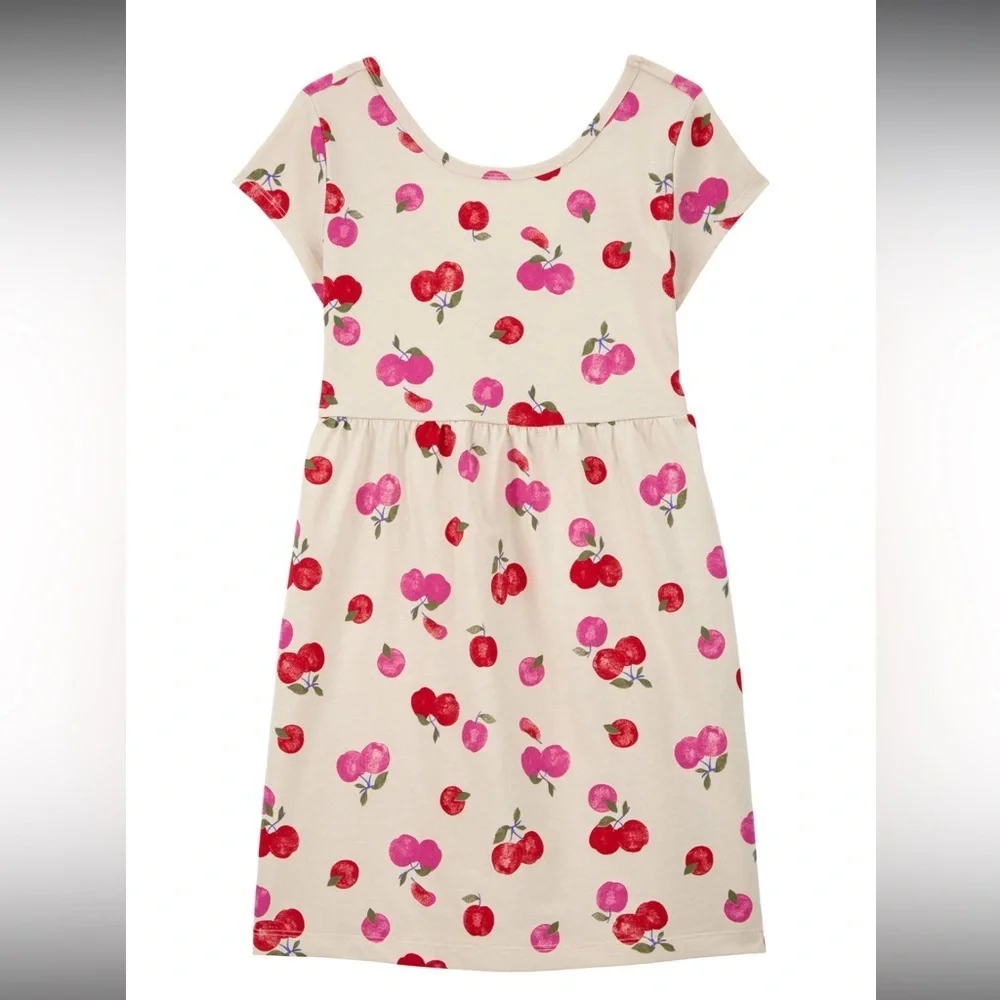 Carter’s Kid Cherry Jersey Dress Size 12
